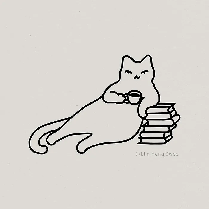 I Create Minimal Illustrations Featuring Cats Blended Into Landscapes And Other Scenes (40 New Pics)