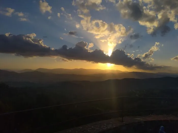 View From The Castle In Fosdinovo, Italy