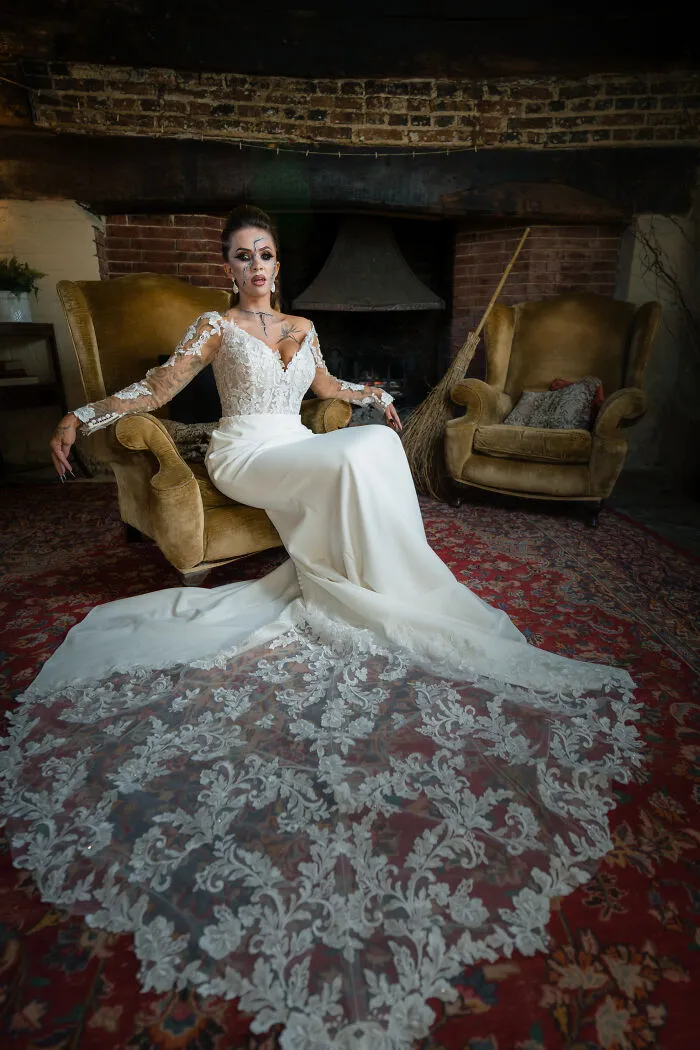 The Train Of Her Dress