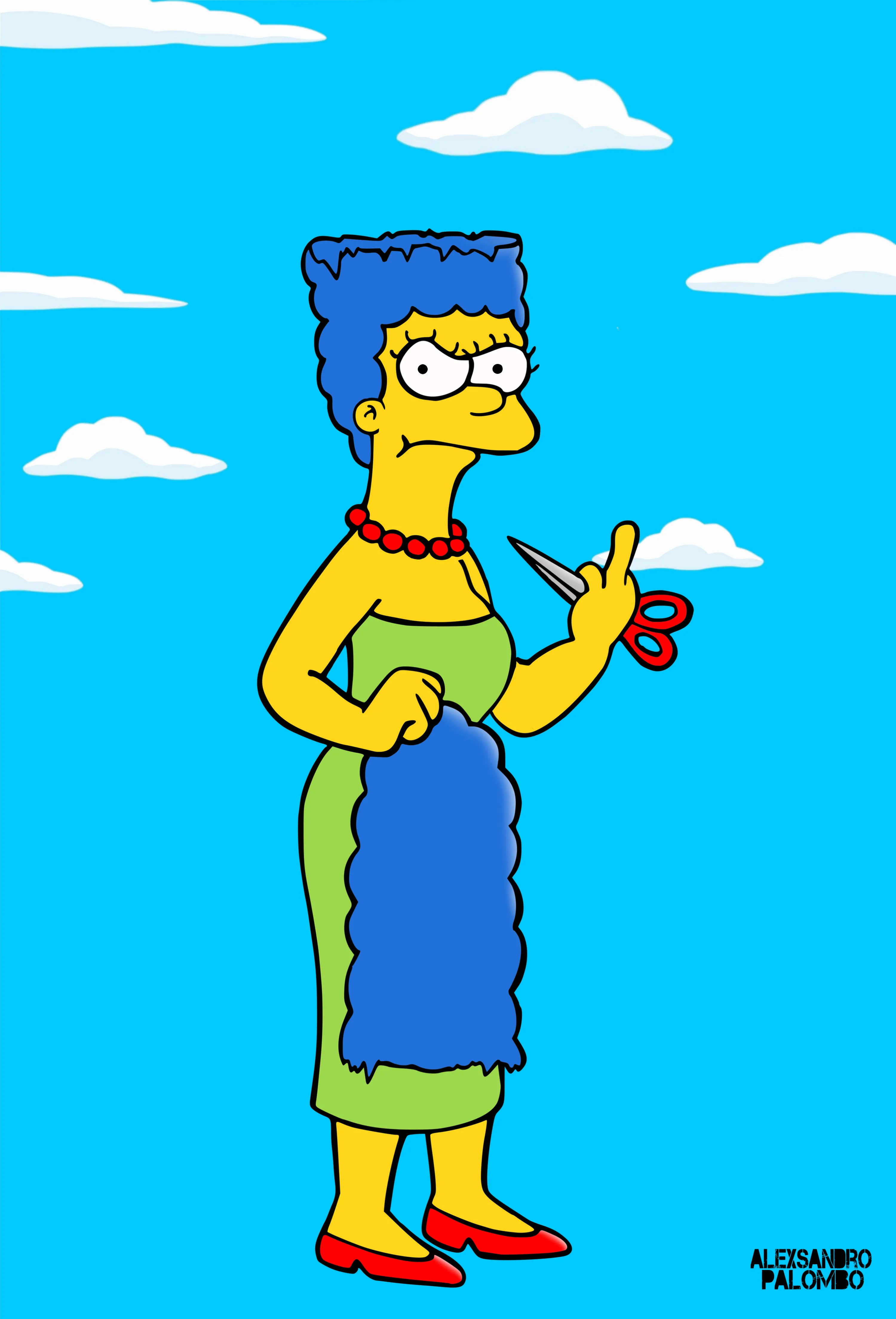 Street Art By Alexsandro Palombo “The Cut 2”
new Mural Of Marge Simpson In Solidarity With Mahsa Amini Appears In Front Milan's Consulate General Of The Islamic Republic Of Iran After Removal