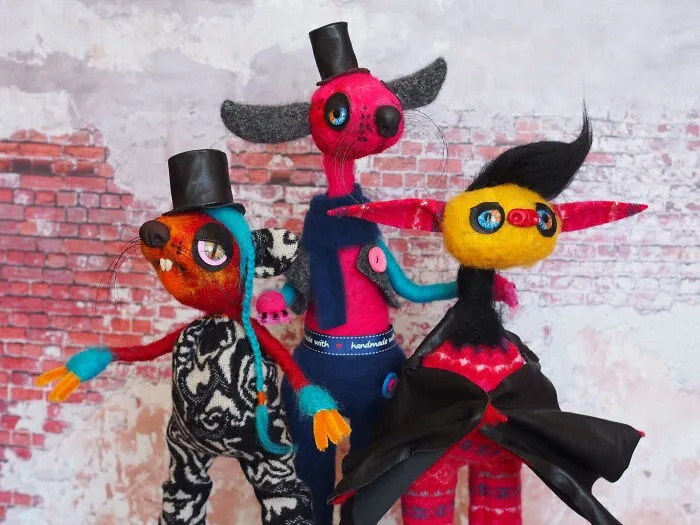 I Create Felted Wool Dolls With Their Own Personality And Character (12 Pics)