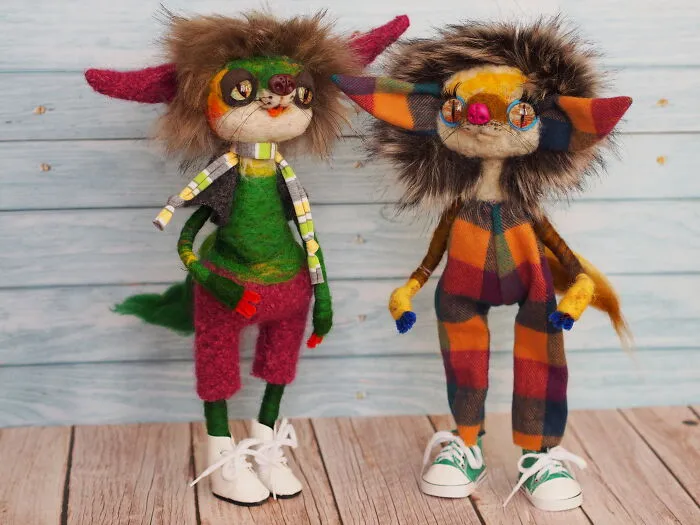I Create Felted Wool Dolls With Their Own Personality And Character (12 Pics)