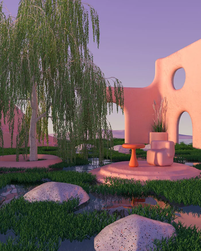 I Made Another 20 Soothing And Dreamlike 3D Landscapes, And Here's The Result (New Pics)