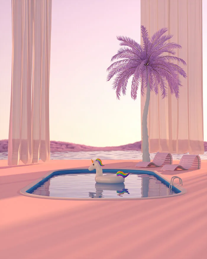 I Made Another 20 Soothing And Dreamlike 3D Landscapes, And Here's The Result (New Pics)