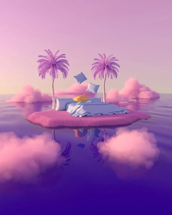 I Made Another 20 Soothing And Dreamlike 3D Landscapes, And Here's The Result (New Pics)