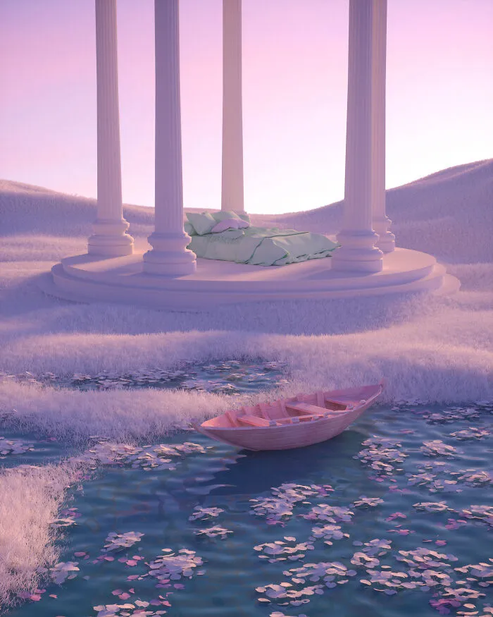 I Made Another 20 Soothing And Dreamlike 3D Landscapes, And Here's The Result (New Pics)