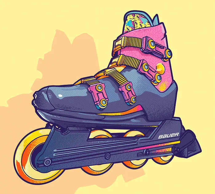 It Took Me Around 116 Hours In Total To Create All These Drawings Of My Childhood Objects From The Nineties (29 Pics)