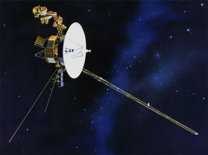 Picture of satellite in space