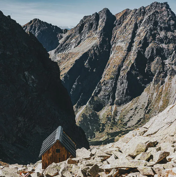 On The Way To Rysy Peak You Will Pass The "Chata Pod Rysmi"