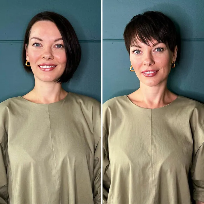 The Moscow Hairdresser Continues To Boost His Clients' Self-Esteem With An Extremely Short Cut (New Pics)