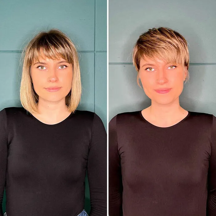 Hairstylist Shares 30 Women Who Took The Risk Of Cutting Their Hair Short And Got Awesome Results (New Pics)
