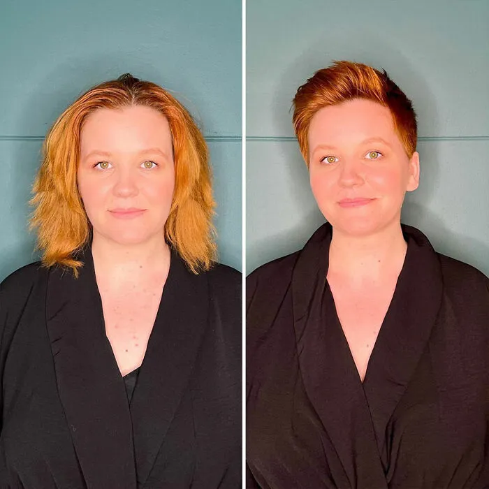 The Moscow Hairdresser Continues To Boost His Clients' Self-Esteem With An Extremely Short Cut (New Pics)