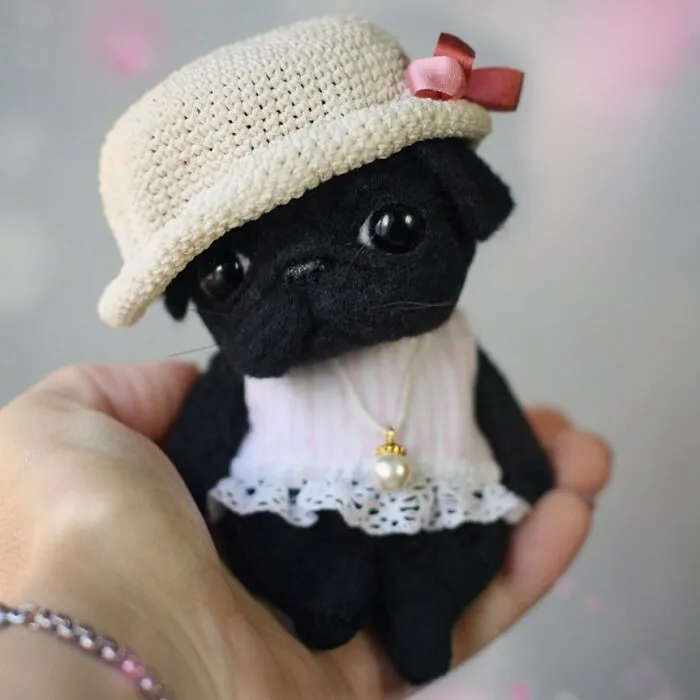 41 Miniature Animal Sculptures From Wool Made By This Artist