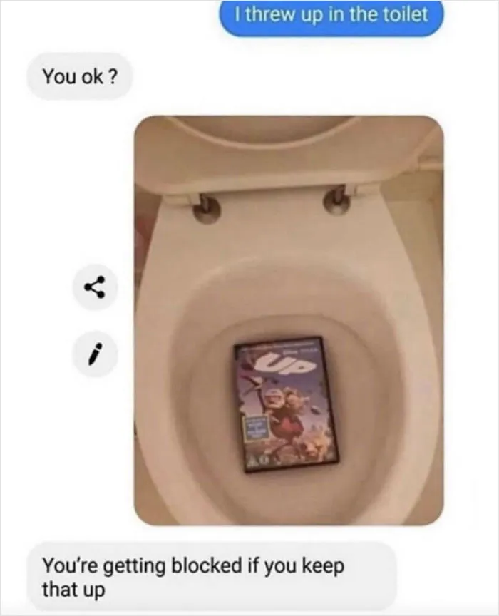 He Threw Up