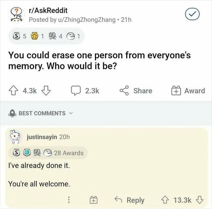 You're Welcome