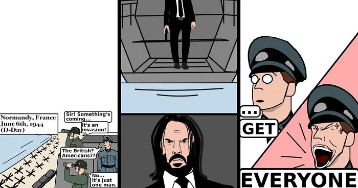 Artist Made These 31 Hilariously Absurd Comics With Ridiculously Unexpected Twists