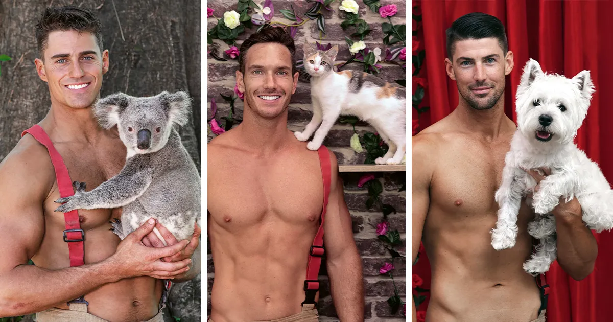 Estos bomberos australianos posan para el calendario benéfico de 2023 (24 fotos)