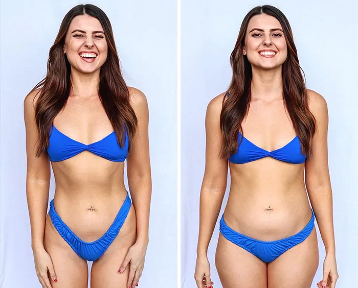 Esta chica muestra cómo luce su cuerpo sin poses ni ediciones