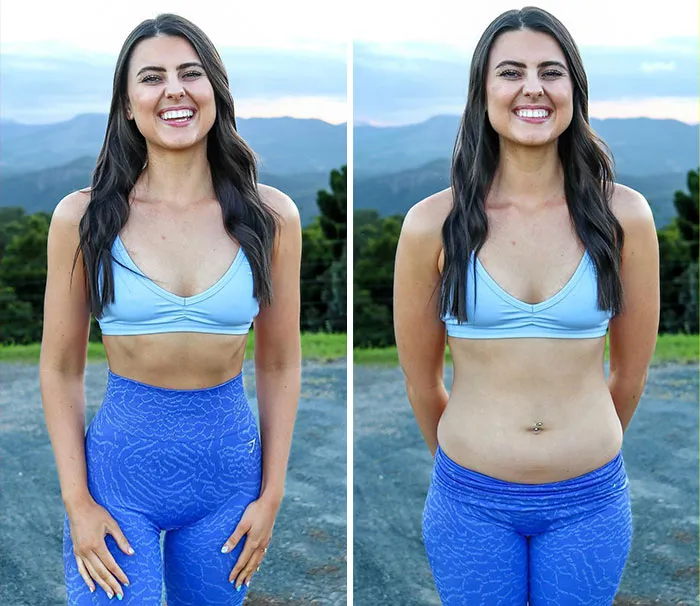 Esta chica muestra cómo luce su cuerpo sin poses ni ediciones