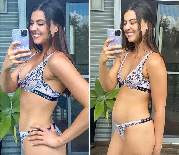 Esta chica muestra cómo luce su cuerpo sin poses ni ediciones