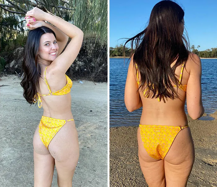 Esta chica muestra cómo luce su cuerpo sin poses ni ediciones