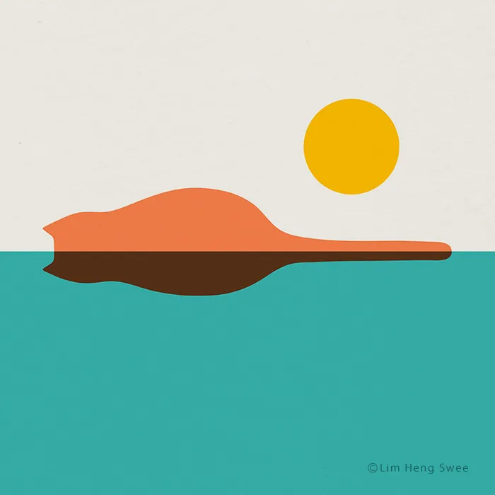 I Create Minimal Illustrations Featuring Cats Blended Into Landscapes And Other Scenes (40 New Pics)