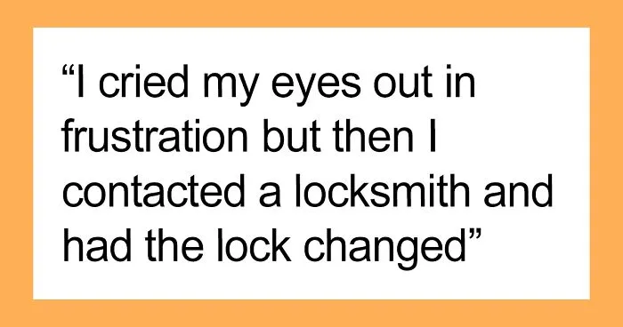 Man Gives His Mom The Keys To His House When Wife Asked Not To, So She Changes The Locks, Making The Family Furious