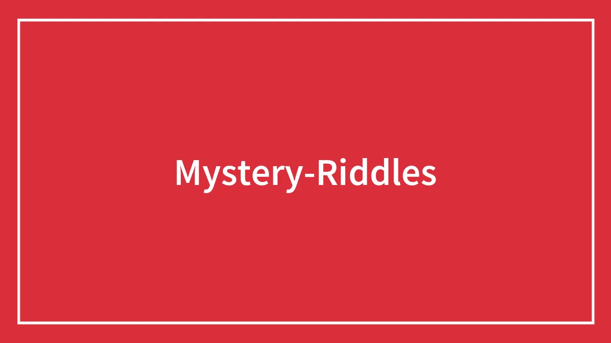 114 Murder Mystery Riddles To Test Your Deduction Skills