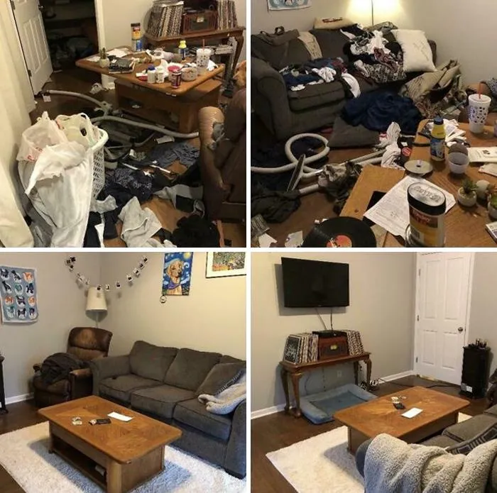 After Being This Dirty For Over A Year I Finally Cleaned My Living Room In January And I’ve Kept Up With It So Far