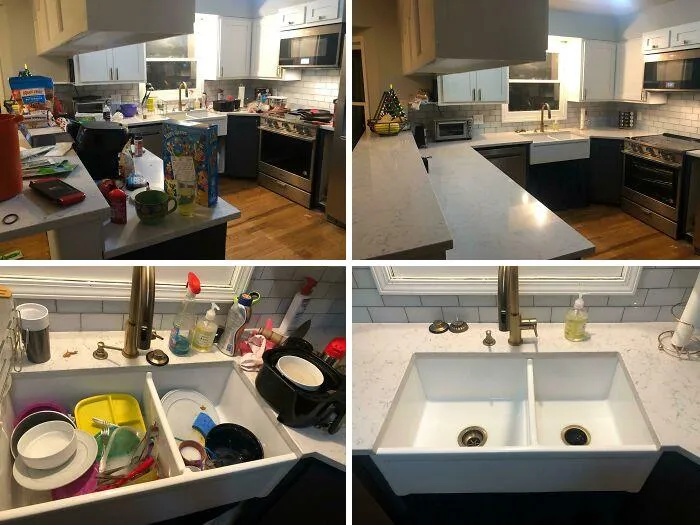 After A Bout Of Depression, Many Unsuccessful Attempts To Do More Than Fill The Dishwasher, And A Lot Of Takeout Due To Not Wanting To Be In The Kitchen... It Is Clean