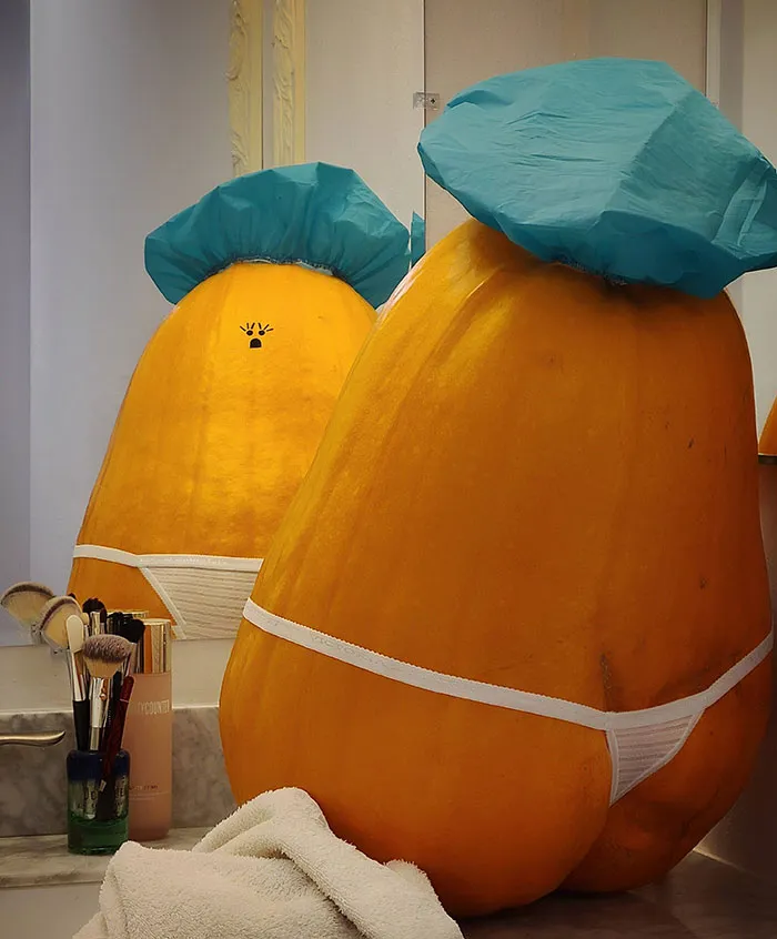Accidentally Walked In On My Pumpkin This Morning