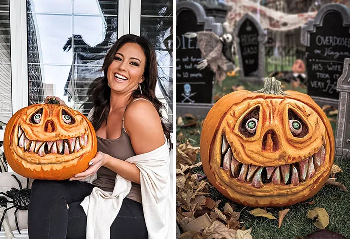 Yes, I'm A Total Amateur At Carving, But There's Something So Satisfying About Scraping Away At The Flesh Of A Pumpkin
