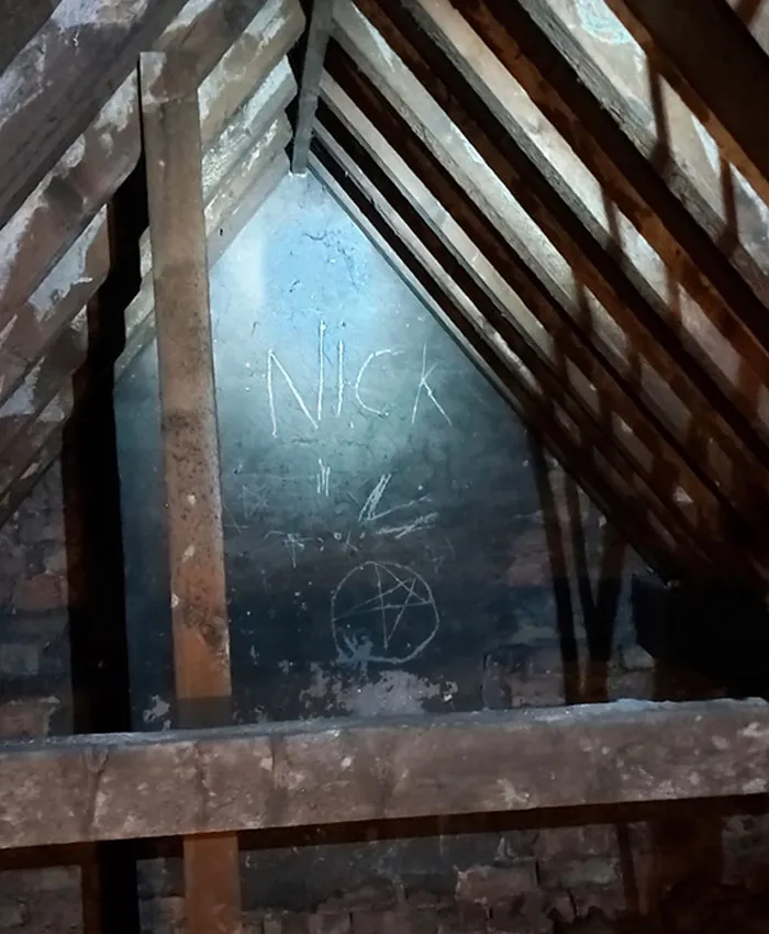 Found This In My Girlfriend's Loft. She Only Moved In 3 Months Ago And Says She Has Never Been Up There. Guess What My Name Is
