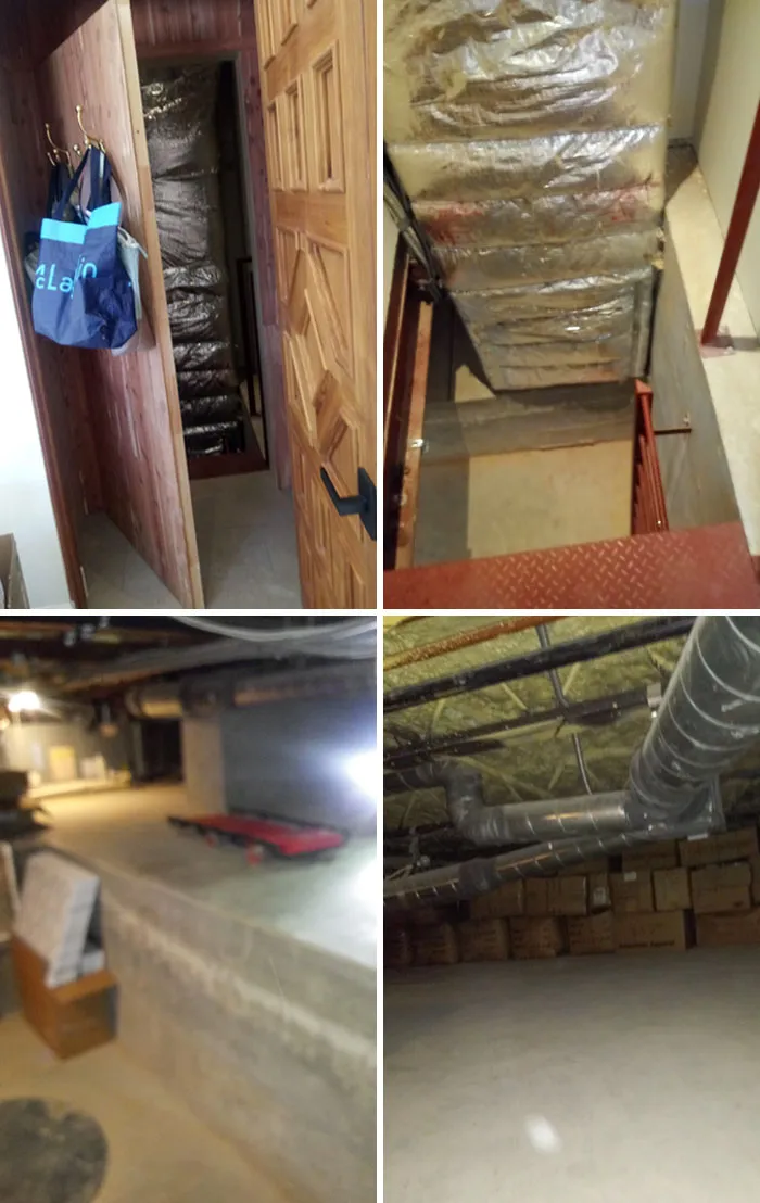 The House My Grandparents Bought Has A Hidden Basement That They Weren't Told About. It's Full Of Boxes