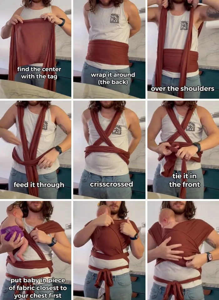 This Thin Piece Of Fabric Can Support My Baby When I Wrap It Correctly