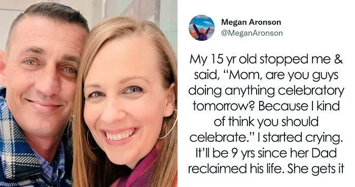 Dad Celebrates His 9-Year Sobriety Anniversary With Surprise Gift From Teen Daughter