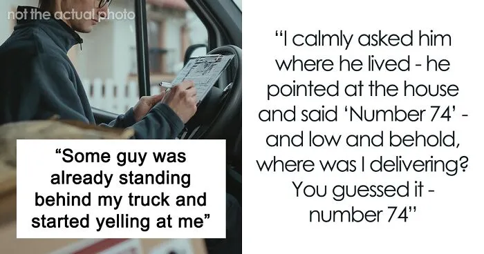 Delivery Driver Gets Yelled At By Client For Driving Down His Road, Maliciously Complies And Makes Him Carry His Trampoline Himself