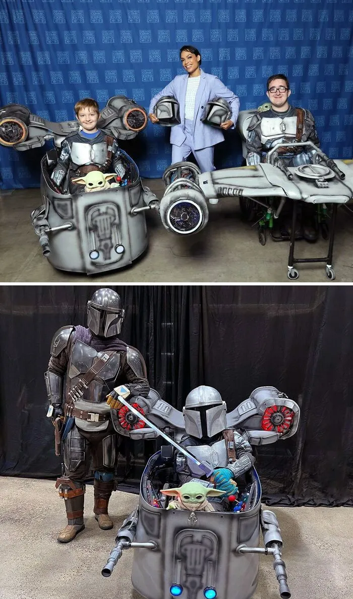 This Is The Way. That All Wheelchair Costumes Should Look Today. Happy Star Wars Day