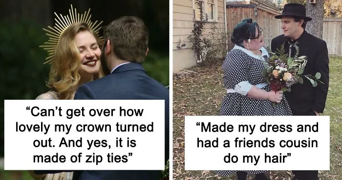 50 Times People Decided To Make Something For Their Wedding Themselves Instead Of Buying It And Proudly Shared The Results