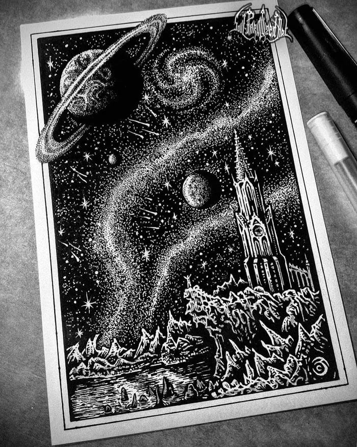 Imagine A City In Outer Space