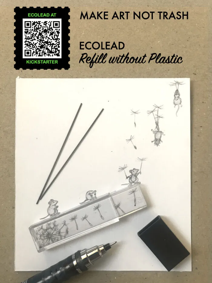 Draw Mice Without Plastic Trash