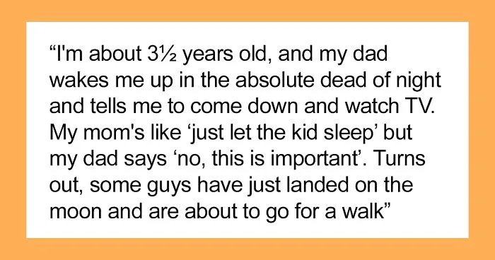 30 Folks Online Recall Their First-Ever Memories, Whether Fond Or Not
