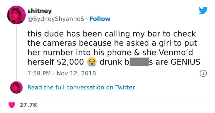 Stealing From A Guy Who Asked You Out