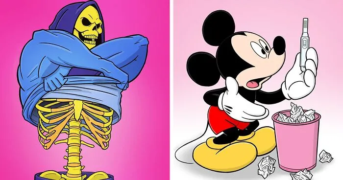 Artist Reveals The Secret Lives Of Famous Characters (28 New Pics)