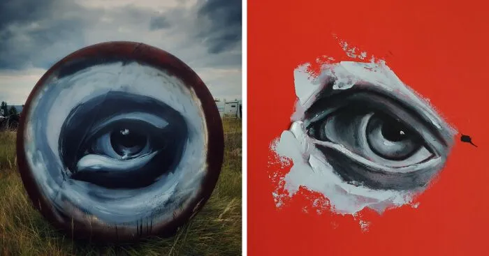 I Started Painting Eyes With Every Migraine, And Here's The Result (9 Pics)