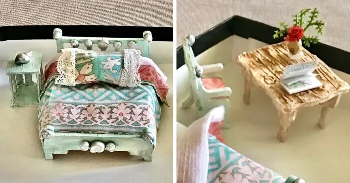 I Created Miniature Beach House Bedroom Furniture (5 Pics)
