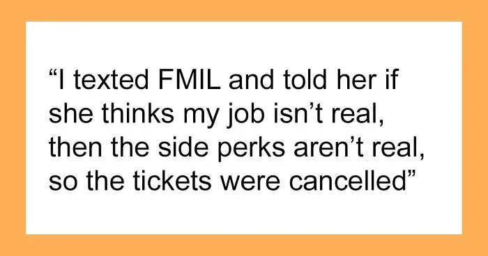 "Don't Like My 'Silly' Job, You Don't Get Its 'Silly' Perks": Woman Is Appalled At Soon-To-Be MIL After She Made Fun Of Her Job