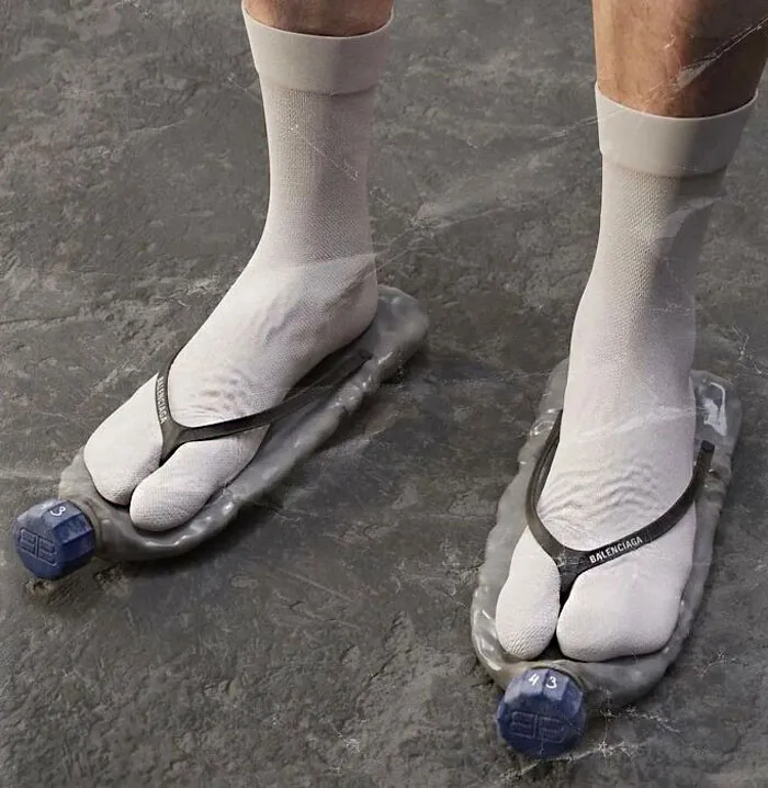 Derelicté Zoolander.  The Worst Part Is Wearing Socks With Slippers