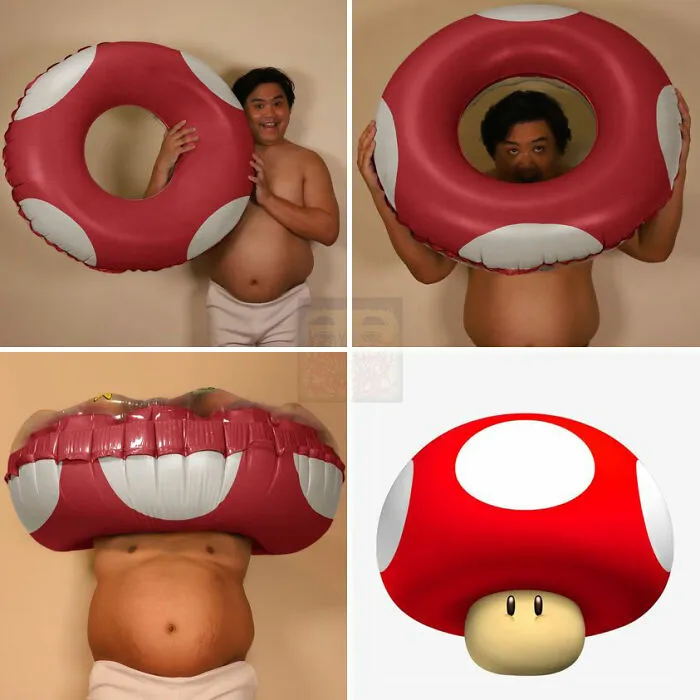 Este chico hace los cosplays más creativos y locos con muy poco presupuesto (nuevas fotos)