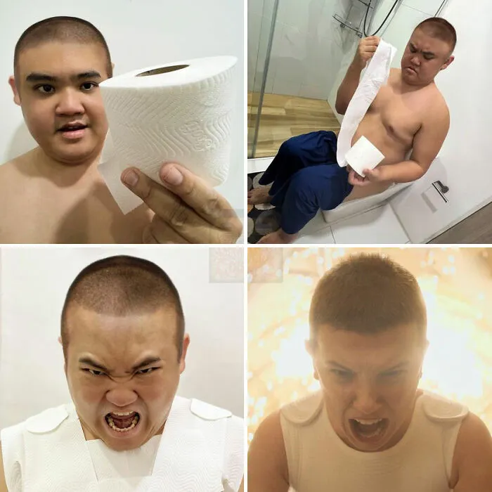 Este chico hace los cosplays más creativos y locos con muy poco presupuesto (nuevas fotos)